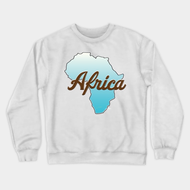 Africa Crewneck Sweatshirt by nickemporium1